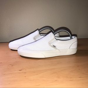 Vans Slip On Perforated White